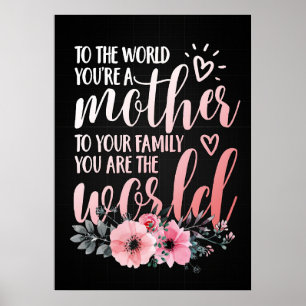 Mother Gift To My Mother Poster