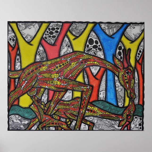 Mother Giraffe Poster (Front)