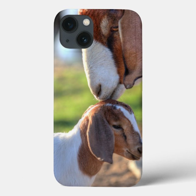 Mother Goat & Baby Case-Mate iPhone Case (Back)