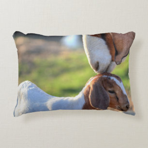 Mother Goat & Baby Decorative Cushion