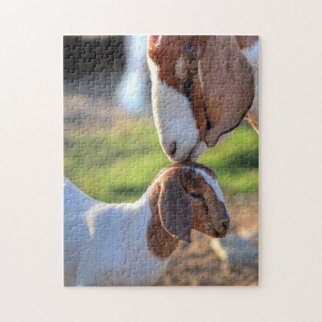 Mother Goat & Baby Jigsaw Puzzle (Vertical)