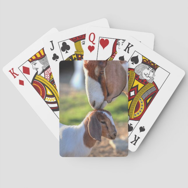 Mother Goat & Baby Playing Cards (Back)