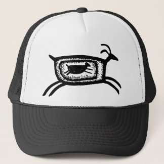 Mother goat-BW Trucker Hat