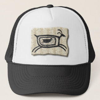 Mother goat-stone trucker hat