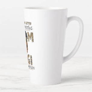 Mother God Gifted Mom And Gigi Birthday Latte Mug
