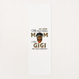 Mother God Gifted Mum And Gigi Birthday Yoga Mat