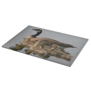 Mother Goose and Her Goslings Cutting Board