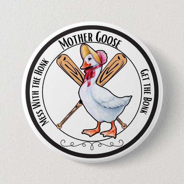 Mother Goose Button (Front)