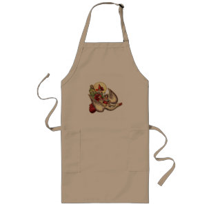 Mother Goose Child Antique Illustration Long Apron
