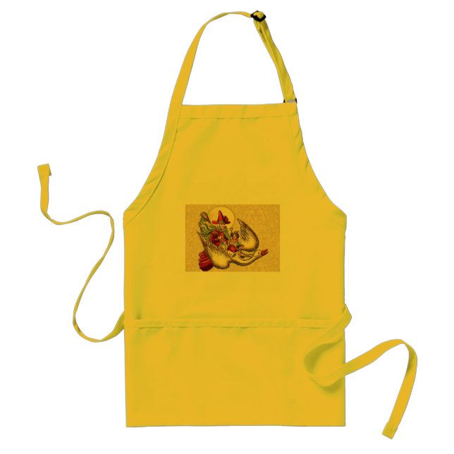 Mother Goose Child Antique Illustration Standard Apron (Front)