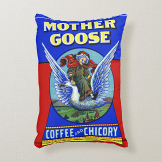 Mother Goose Coffee and Chicory Decorative Cushion