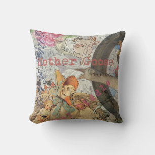 Mother Goose Nursery Rhyme Fairy Tale Cushion