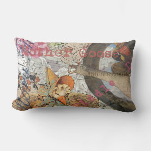 Mother Goose Nursery Rhyme Fairy Tale Lumbar Cushion