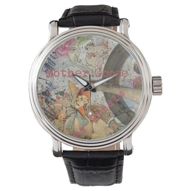 Mother Goose Nursery Rhyme Fairy Tale Watch (Front)