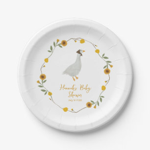 Mother Goose Nursery Rhyme Sunflower Paper Plate