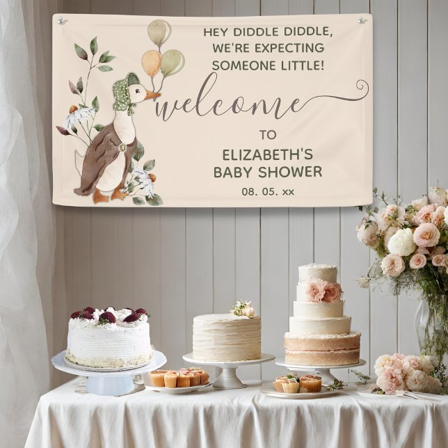 Mother Goose Nursery Rhymes Baby Shower Welcome Banner (Creator Uploaded)