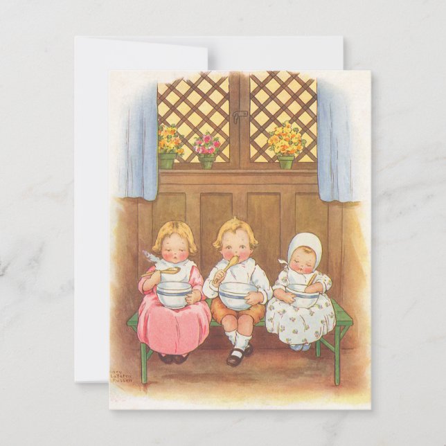Mother Goose Vintage Children's Nursery Rhyme Invitation (Front)
