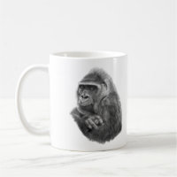 Mother gorilla mugcup 母ゴリラのマグカップ