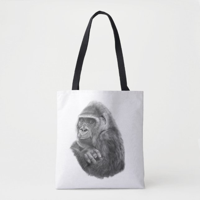 Mother gorilla tote bag mother gorilla tote bag (Front)