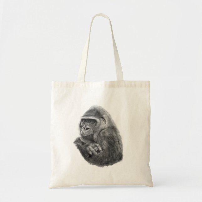 Mother gorilla tote bag mother gorilla tote bag (Front)