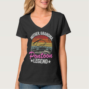 Mother Grandma Pontoon Legend Lake Life Women Pont T-Shirt