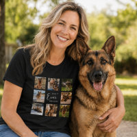 Mother GSD dog mum photo collage black