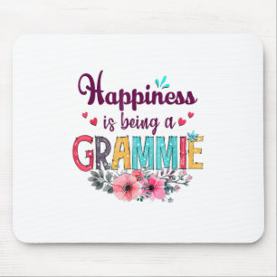 Mother Happiness Is Being A Grammie Ever Birthday Mouse Mat