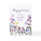 Mother Happy Easter Colourful Garden Flowers