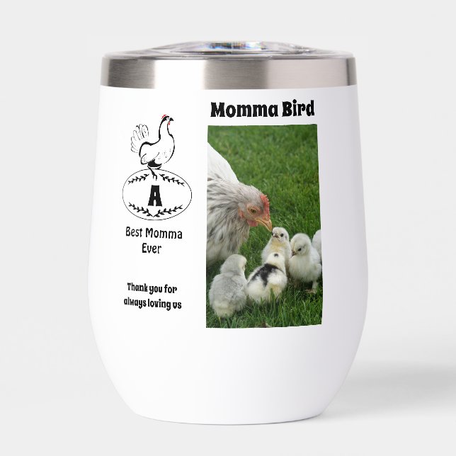 Mother Hen Best Momma Ever Photo Name (Front)