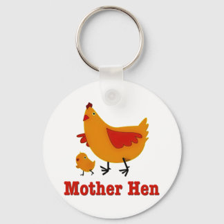 Mother Hen Key Ring