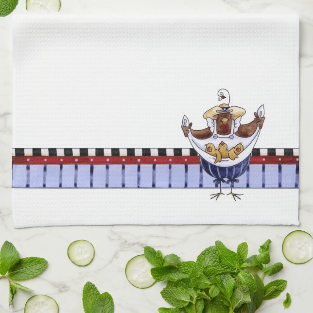 Mother Hen - Kitchen Towel (Folded)
