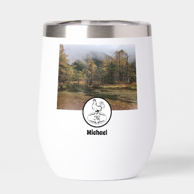 Mother Hen Nesting Name Tag Egg Photo (Back)