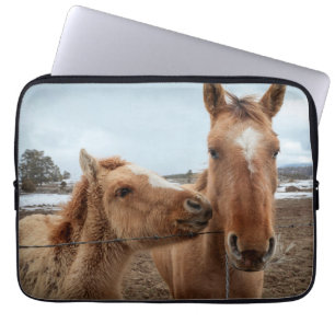Mother Horse and Foal Laptop Sleeve