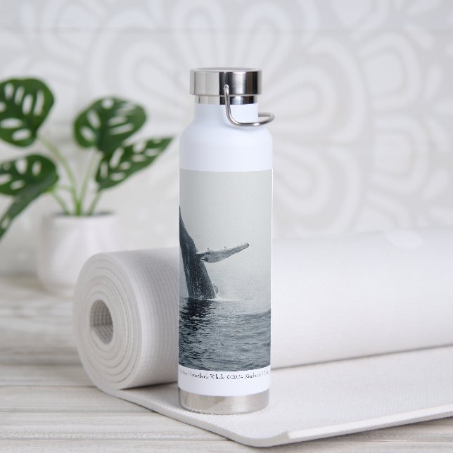 Mother Humpback Whale  Water Bottle (Yoga)