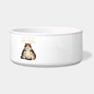 Mother, I Am But Skin and Bones – Funny Chubby Cat