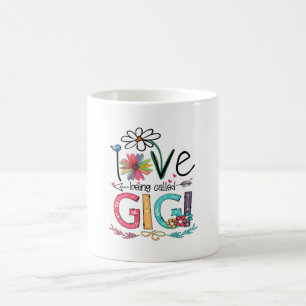 Mother I Love Being Called Gigi Sunflower Birthday Coffee Mug