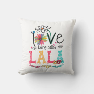 Mother I Love Being Called Lala Sunflower Birthday Cushion