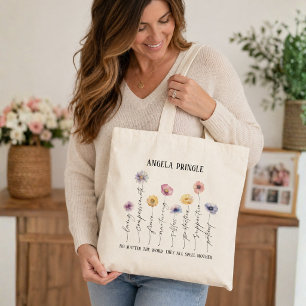 Mother in Bloom Tote Bag