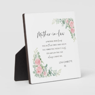 Mother In Law Acrylic Block Gift For Mother in L Plaque