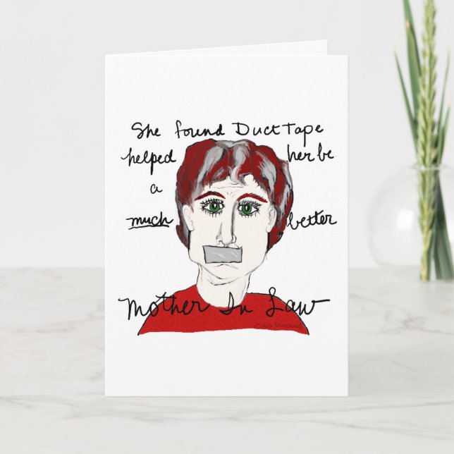 Mother in Law Apology Greeting Card... Card (Front)