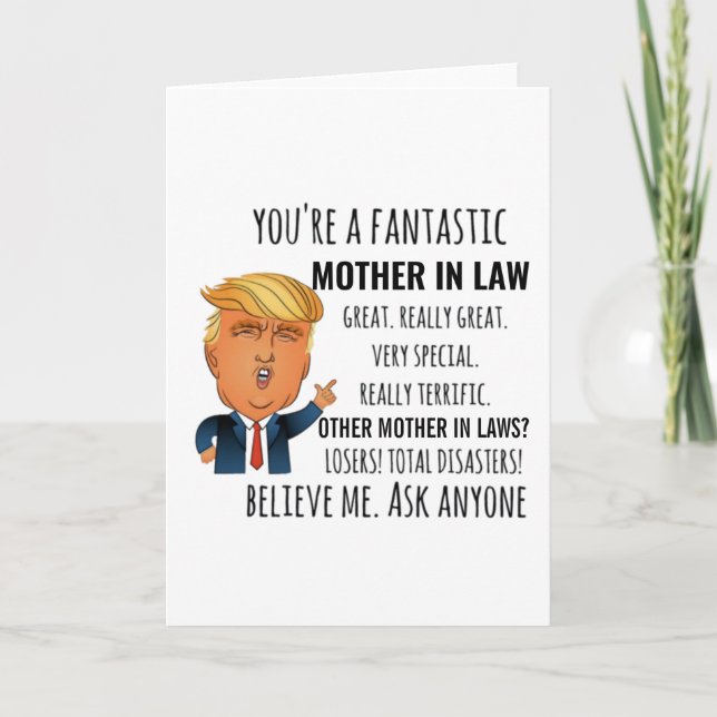 Mother in law Best Gift Card (Front)