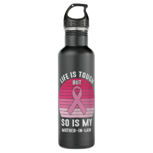 Mother In Law Family Matching Breast Cancer Gift 710 Ml Water Bottle