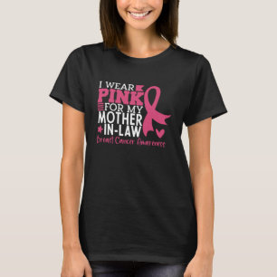 Mother In Law Family Matching Breast Cancer Gift T-Shirt
