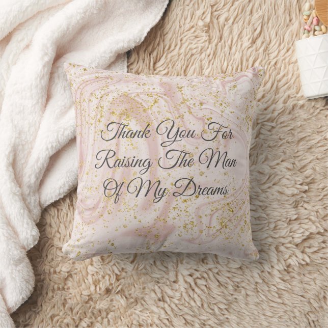 Mother in Law Groom's Mum Wedding Gift Cushion (Blanket)