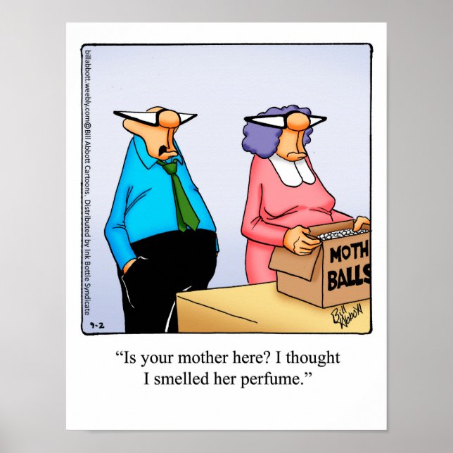 Mother-in-Law Humour Poster (Front)