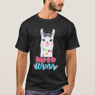 Mother in law Llama Mother's Day Mum Birthday T-Shirt