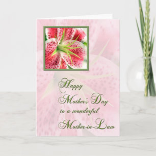 Mother-in-Law Mother's Day Card