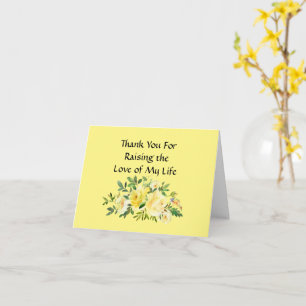 Mother-In-Law Mother's Day Card - Yellow Roses