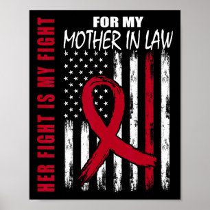 Mother In Law Multiple Myeloma Awareness American  Poster