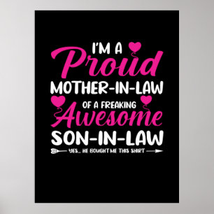 Mother In Law Of Awesome Son In Law Poster